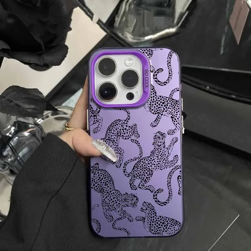 Funda con estampado de leopardo negro y rosa para Infinix Note 50 Pro Plus 30 40 Pro Hot 50 40i Smart 10 Plus 9, parachoques mate IMD - imagen 5