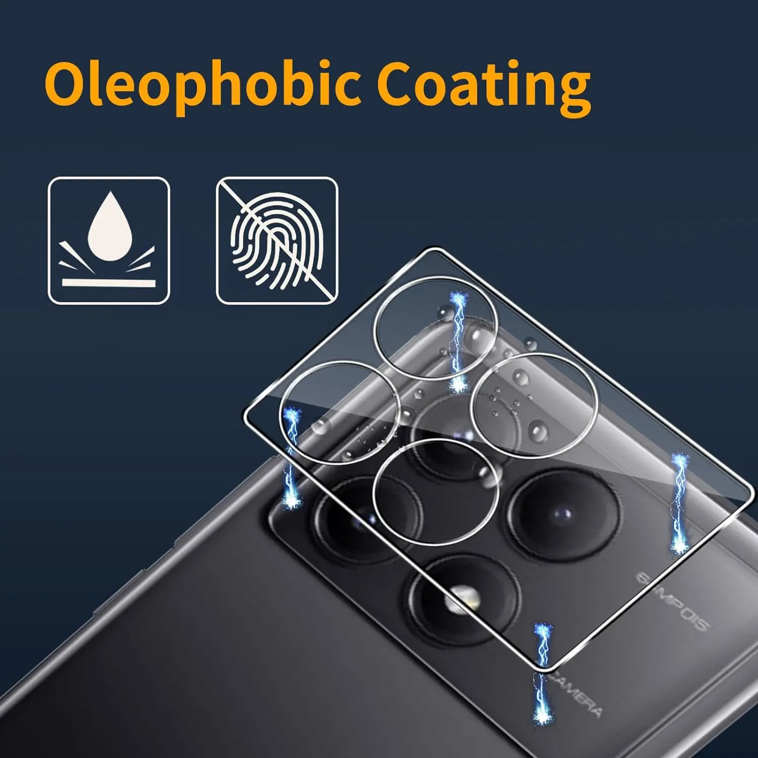 Vidrio Templado 3D 9H para POCO X6 Pro, Protector de lente de cámara completa para Xiaomi POCO X6Pro - imagen 4