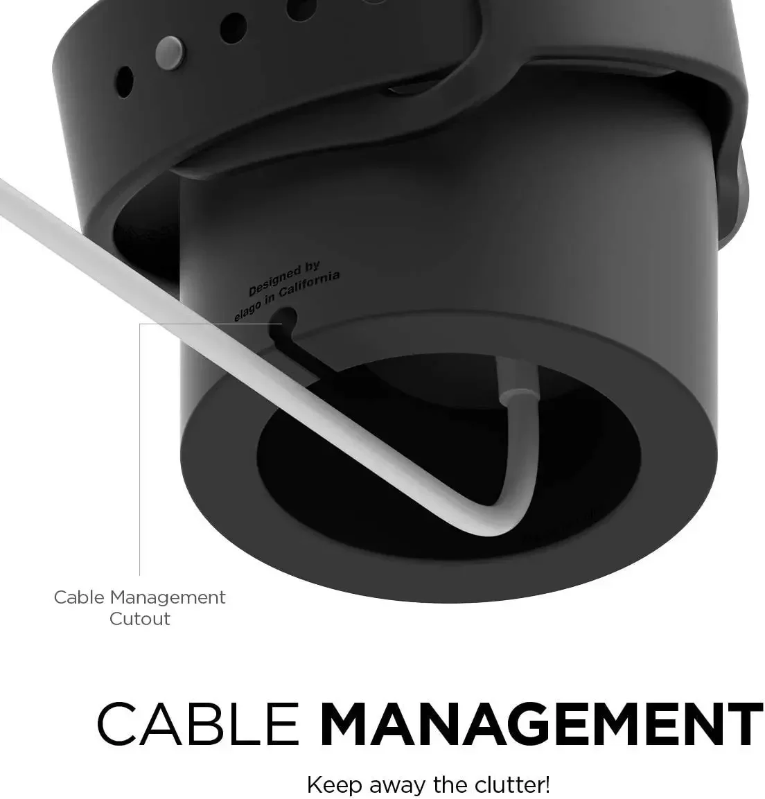 Soporte de cargador para Apple Watch Ultra 3 2/S11 10 9 8 7 6 5 SE3, estación de carga, soporte de silicona, soporte de Cable de carga Iwatch - imagen 3