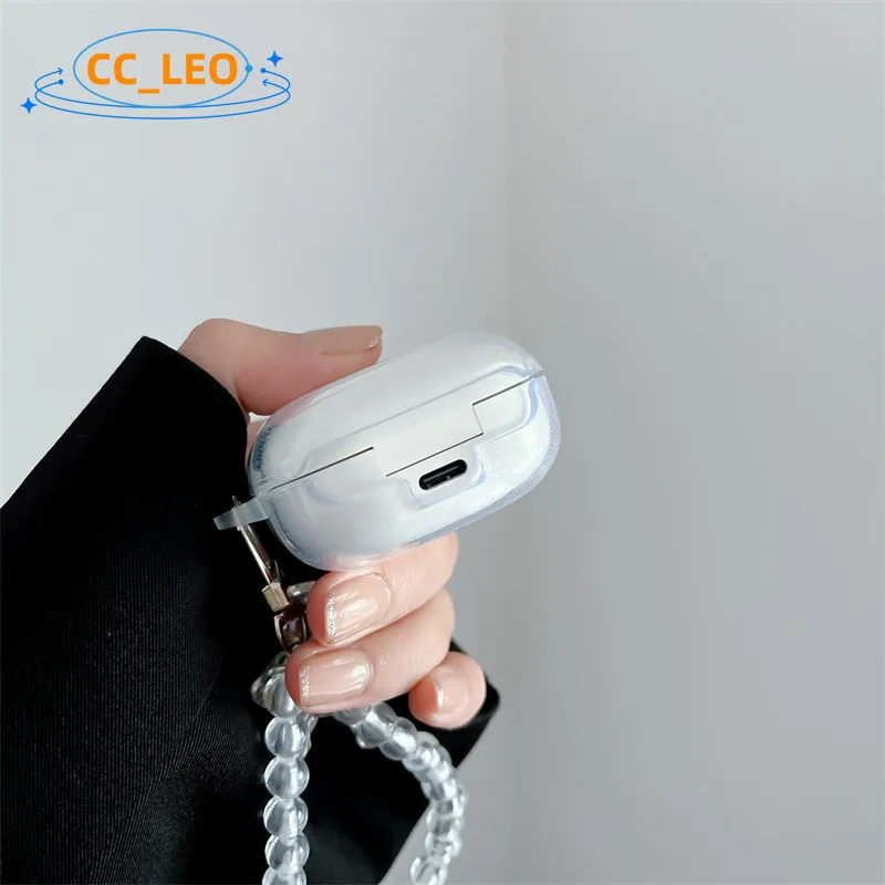 Funda transparente para Anker Soundcore R50i NC, funda suave, llavero bonito, colgante, Soundcore P30i, carcasa protectora a prueba de golpes - imagen 4