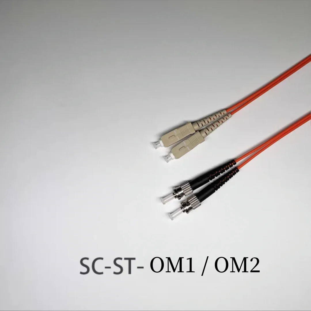 Cable de conexión de fibra SC-ST OM1 OM2 dúplex 20m30m100m ST-SC DX cable multimodo 1m2m3m5m7m10m puente de fibra óptica envío gratis ELINK - imagen 2