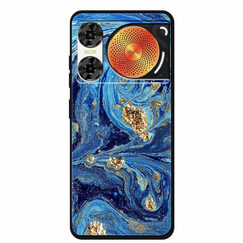Para ZTE Nubia Music 2 funda colorida empalme de silicona suave TPU carcasas para ZTE Nubia Music2 cubierta de mármol iridiscente a prueba de golpes - imagen 4