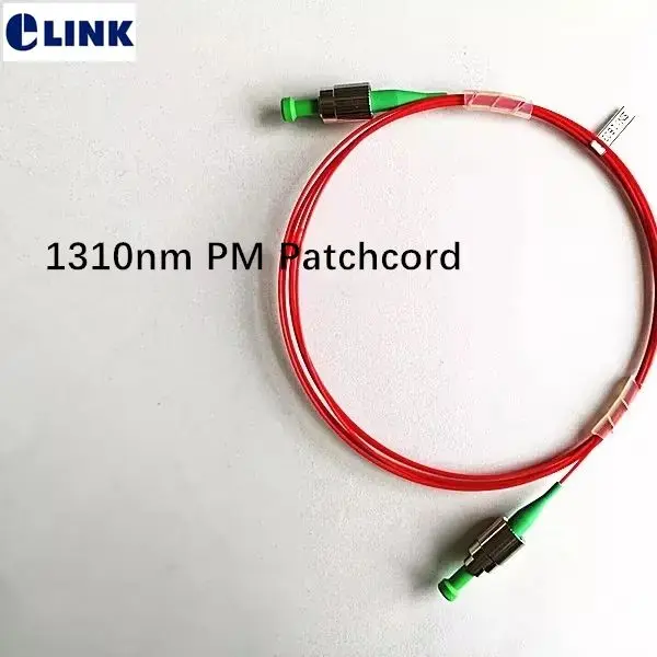 Cable de conexión de fibra óptica PM 3 uds FC/APC 1310nm 1m 2m 3mtr 0,9mm ftth puente envío gratis mantenimiento de polarización de 1550nm