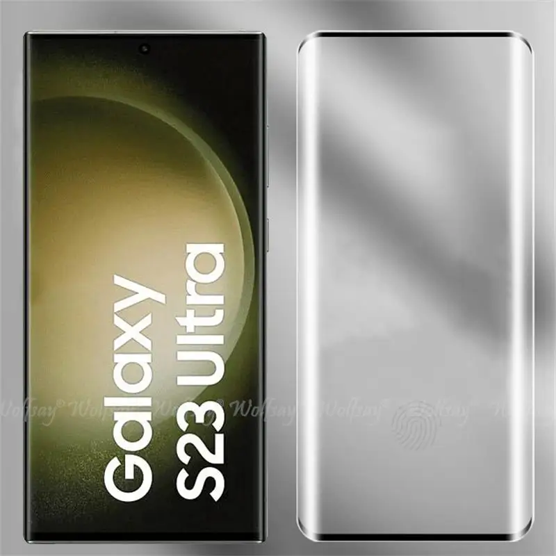 Para Samsung Galaxy S23 Ultra Glass Samsung S23 Protector de pantalla de vidrio Ultra templado película de cámara S20 S21 S22 S23 Ultra Glass - imagen 3