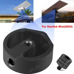 Para Mini adaptador de trípode Starlink, montaje de trípode de aleación de aluminio, adaptador de tubo de tornillo 1/4, antiaflojamiento para accesorios Starlink Mini
