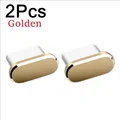 2Pcs Golden