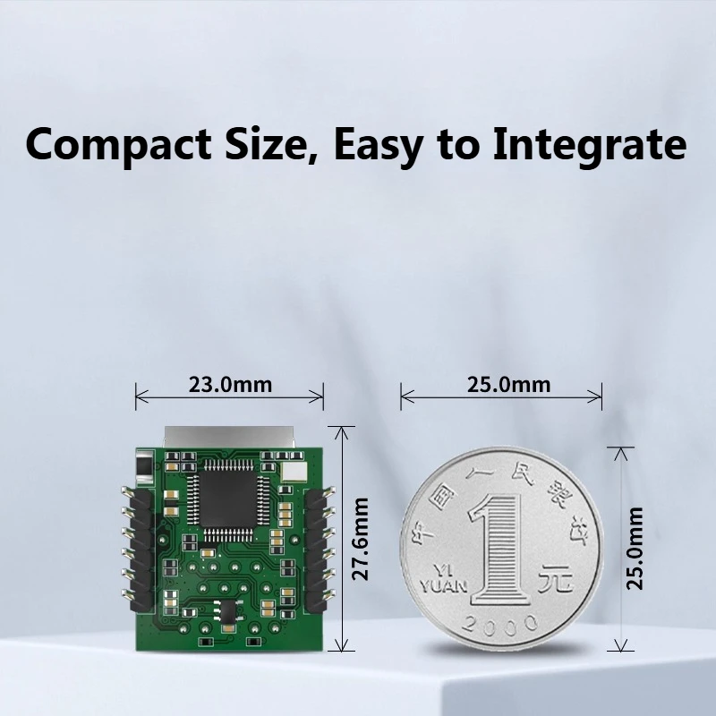 Módulo Ethernet W5500io-M: conversión SPI a Ethernet, compatible con WIZ850io, más de 30 códigos de ejemplo y soporte técnico