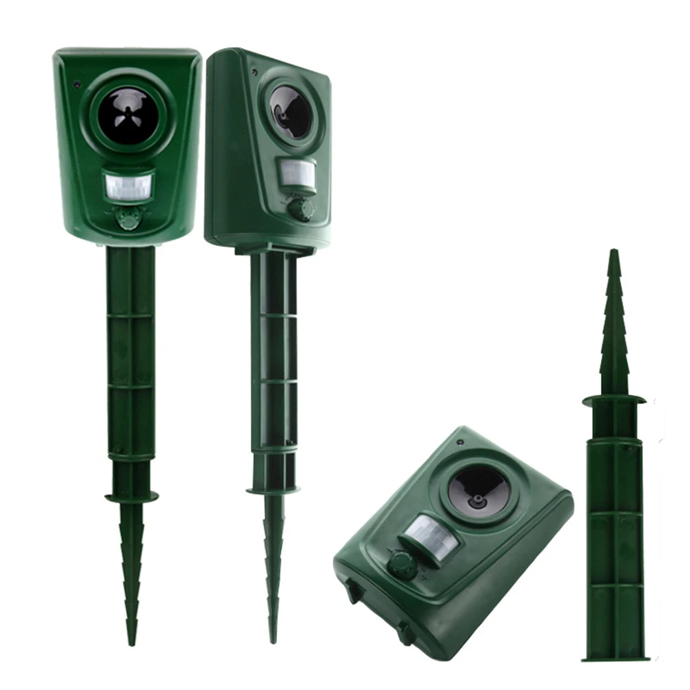 Repelente ultrasónico para gatos con Sensor de movimiento, controlador ultrasónico de animales IPX4, resistente al agua, multifuncional para repelente de animales al aire libre - imagen 5