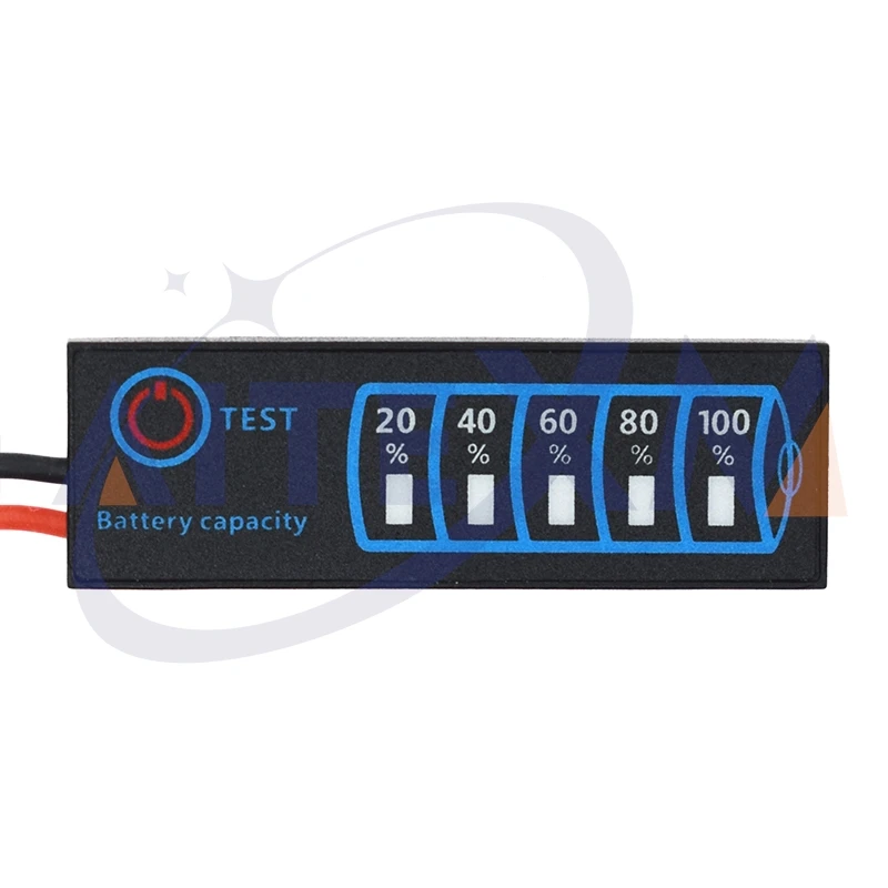 Indicador de nivel de batería DC 5V-30V 2-8S batería de litio ternaria fosfato de hierro y litio probador de capacidad de batería de plomo-ácido - imagen 3