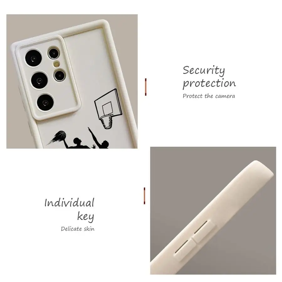 Funda blanda con dibujos animados para Samsung Galaxy S23 Plus S21 S20 S25 Ultra Note 20 Ultra S23 S25 S24 S24 FE S22 - imagen 5