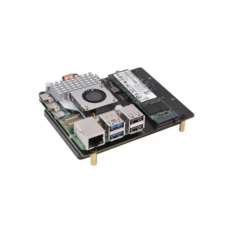 X1006 Raspberry Pi 5 PCIe a 2,5 SATA y M.2 KEY-B 2280 SSD/HDD doble SATA (no arranque desde SATA/SSD - imagen 3