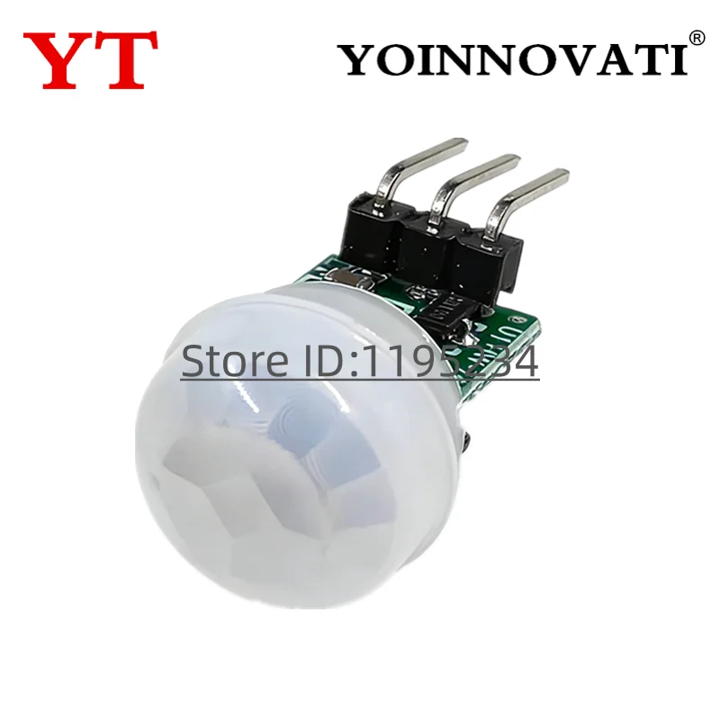 1-10 Uds Mini IR piroeléctrico infrarrojo PIR Sensor de movimiento humano módulo Detector automático Sensor AM312 DC 2,7 a 12V - imagen 3