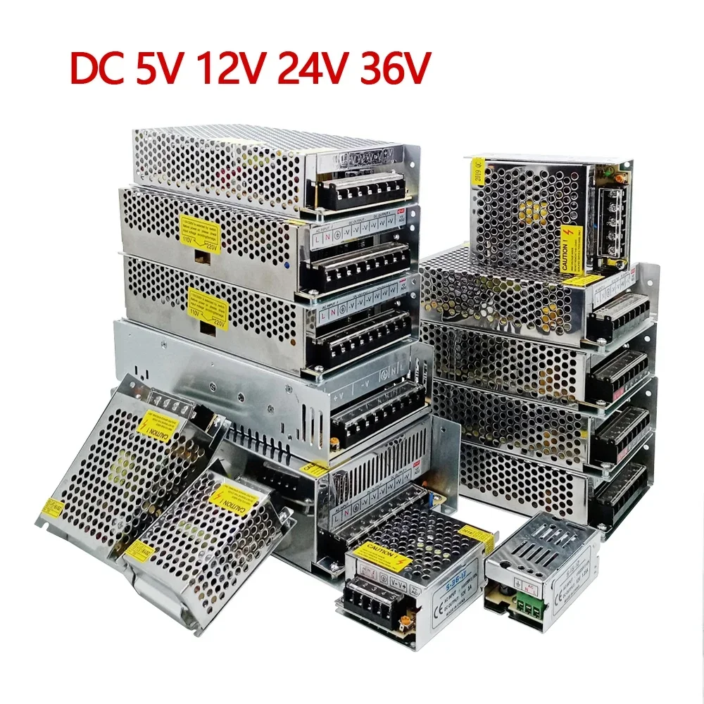 Transformadores 220V a 5V 12V 24V 36V Fuente de alimentación 5 12 24 36 V 1A 2A 3A 5A 6A 8A 10A 15A 20A Transformador 220V a 12V 24V 5V - imagen 2