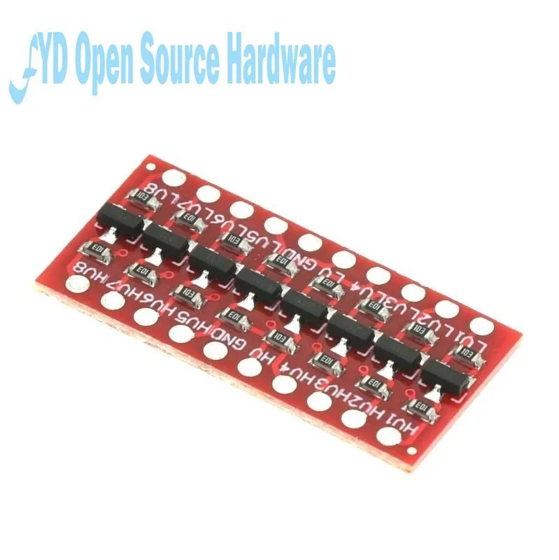 Módulo de nivel de voltaje bidireccional de 8 bits, convertidor de alta velocidad, dúplex completo, bidireccional, 8, placa de conversión de nivel de carretera - imagen 3