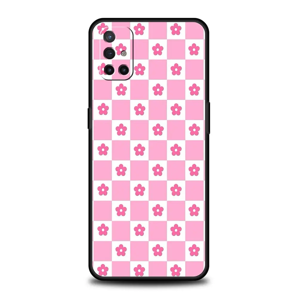 Coque de téléphone à grille rose, étui pour OnePlus 15 13 12 11 10 9 8 13T 10T 7T Pro 13R 12R 9RT 8T Nord 4 N200 2T CE 2 3 5G Lite - imagen 5