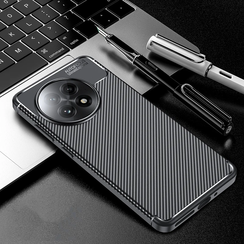 Para Oneplus 13R funda Oneplus 13R funda de goma de silicona lujosa TPU funda protectora para teléfono Oneplus 13 R funda a prueba de golpes - imagen 2