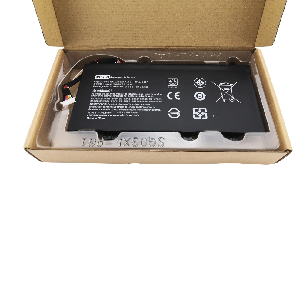 SG03XL 5150mAh/61.6Wh Laptop Battery For HP ENVY 17-U 17T-U M7-U 17T-U100M7-U109DX 17-U163CL 17-U011 Series W7D93UA W2K88UA - imagen 4
