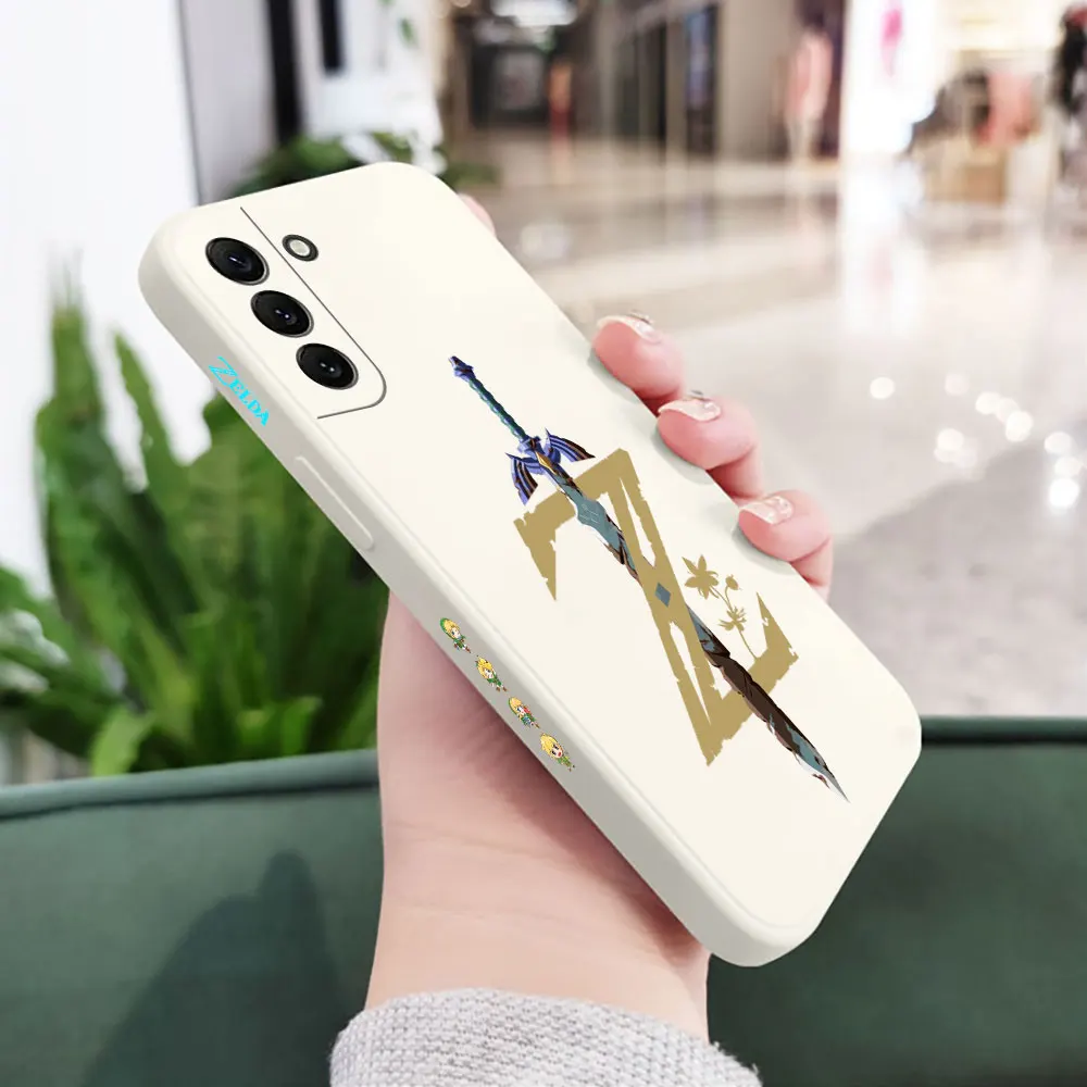 The L-Legend Of Z-Zeldas Phone Case For Samsung Galaxy S24 S23 S22 S21 S20 Fe Ultra Plus 5G S11 S10 S10E S9 Plus Liquid Cover - imagen 5