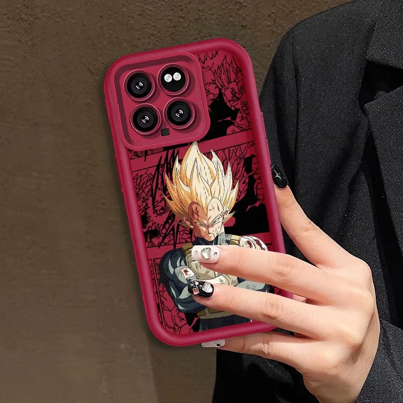 D-Dragon Ball Anime Vegeta Cool funda para Xiaomi Mi 17 15 14 13 12 14T 13T Pro Max Lite ojo escalera funda de teléfono - imagen 5