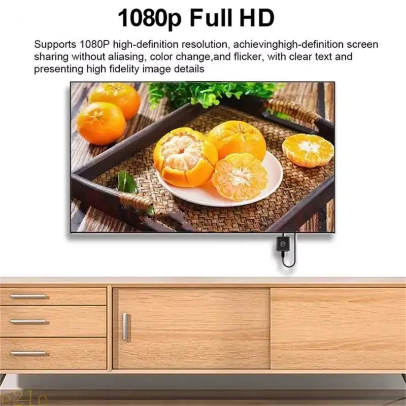 E21E 50m tipo C extensor inalámbrico transmisor vídeo y receptor adaptador pantalla para teléfono portátil PC a proyector