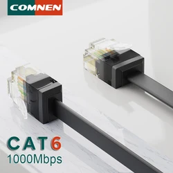 COMNEN Cable Ethernet Plano Cat 6A RJ45 para Red LAN