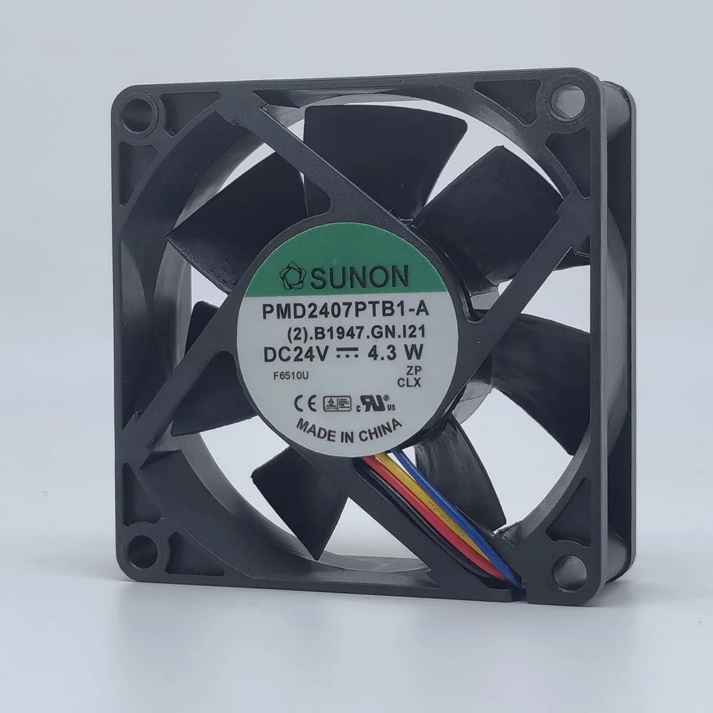 Para DELTA PMD2407PTB1-A ventilador de 70mm 24V 4,3 W 5,0 W 7020 70*70*20MM ventilador de refrigeración de CPU de 3 cables - imagen 3