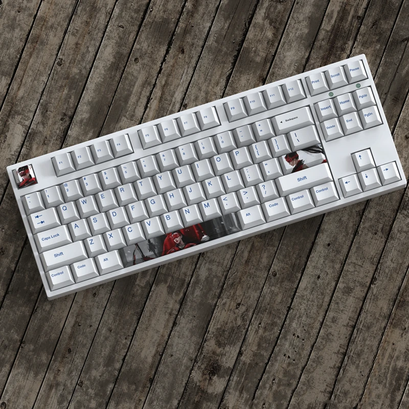 1 Juego de teclas Naraka Bladepoint 6.25U barra espacial 2.25U Enter ESC teclas para interruptor MX Cherry Profile R4 altura Keycap - imagen 5