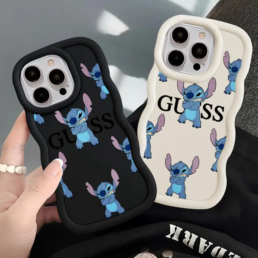 Funda de teléfono de TPU suave de moda con ángulo de punto de Disney para Xiaomi Redmi Note 8 9 10 11 12 Pro 9s 10Lite 10s 14 13 14 Pro Plus