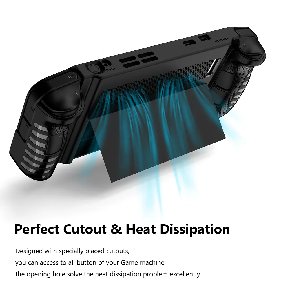 Funda protectora de TPU para Lenovo Legion GO, funda protectora a prueba de golpes para Legion GO con soporte, accesorios - imagen 5