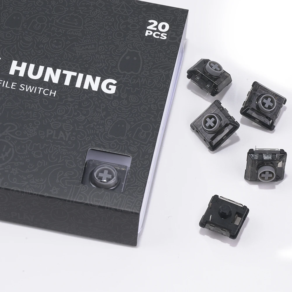 Haute42-COSMOX Kailh, interruptores de perfil bajo personalizados para caza de sombras, interruptores de teclado mecánico para controlador sin palanca - imagen 5