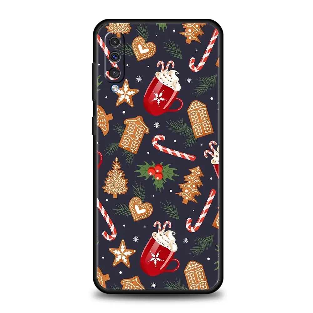 Funda de teléfono navideña de dibujos animados para Samsung A56 A36 A26 A24 A12 A14 A16 A50 A70 A20E A22 A30 A40 A34 A54 A42 A52 5G A04s A06 - imagen 2