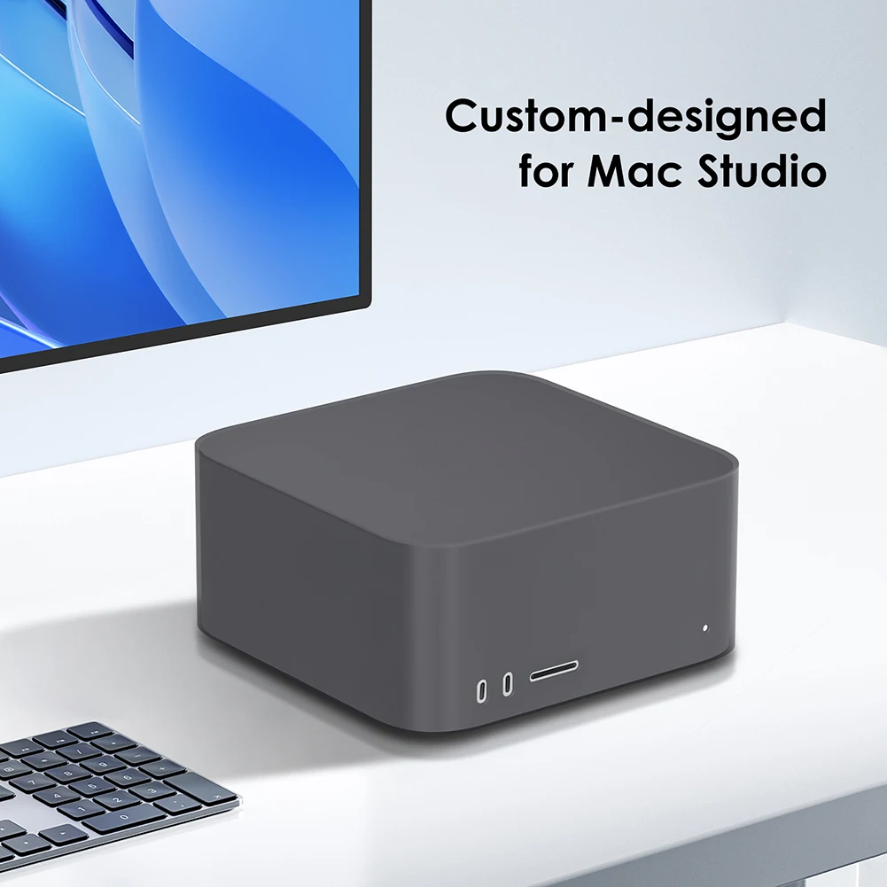 Funda de silicona para Mac Studio 2025, funda protectora resistente al desgaste, funda protectora impermeable para Mac Studio 2025 - imagen 2