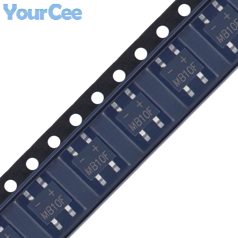 50 Uds MB10F MB10 MBF 1000V 800mA Chip rectificador de puente de uso General - imagen 5