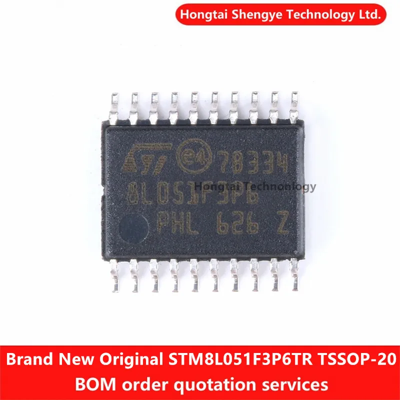 Nuevo Original STM8L051F3P6TR TSSOP-20 16MHz/8KB Flash/8-bit microcontrolador MCU