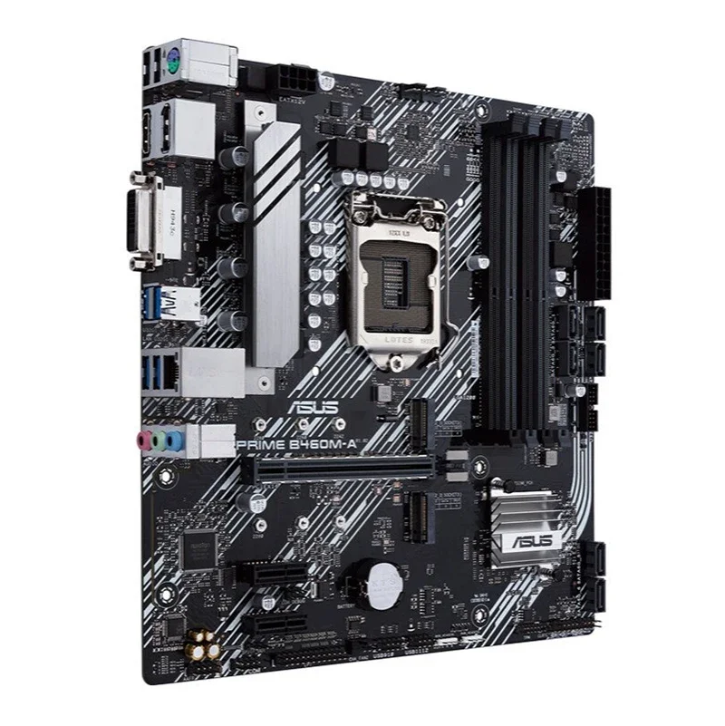 B460M-A LGA1200 admite cabezales AURA SYNC RGB, dual M.2, DDR4 2933MHz - imagen 2