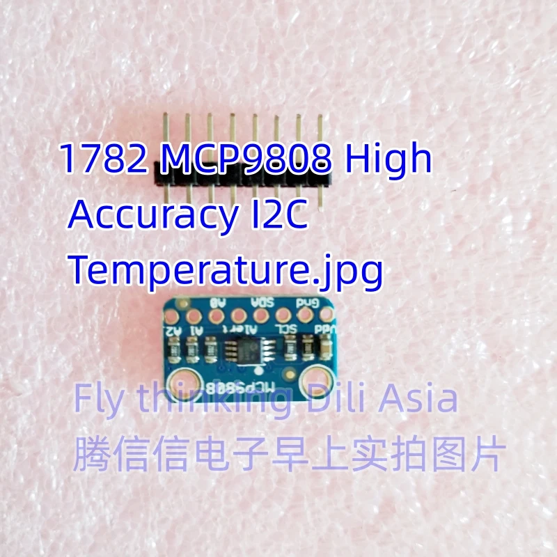 1782 MCP9808 Placa de ruptura del sensor de temperatura I2C de alta precisión - imagen 2