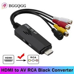 Convertidor HDMI a AV RCA 1080p para televisores antiguos