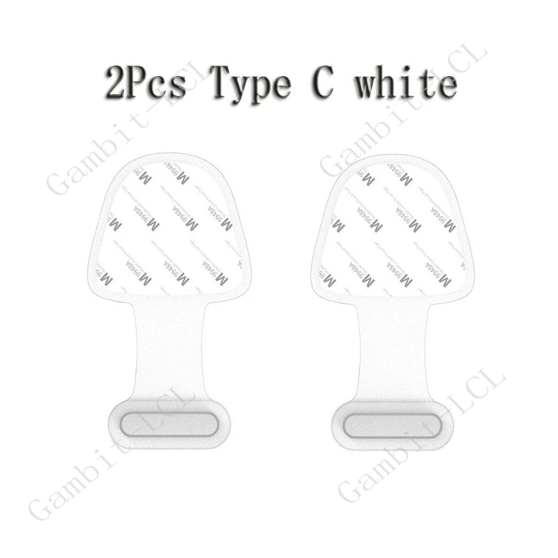 2Pcs Type C white AA