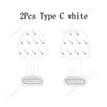 2Pcs Type C white AA