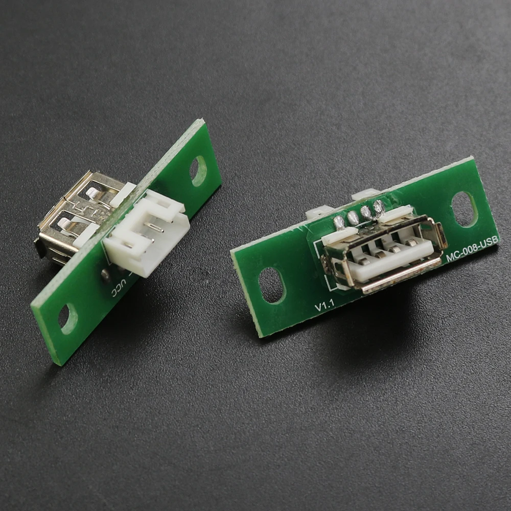 Placa base USB con orificio fijo, Cable de datos de placa base USB Android, interfaz de carga, Cable de extensión USB Vertical, placa de prueba - imagen 3