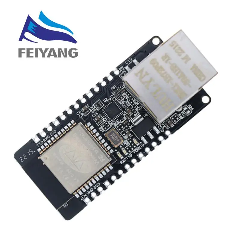 Placa de módulo inalámbrico MCU ESP32, puerto serie integrado, red Ethernet, compatible con Bluetooth, WIFI Combo Gateway, WT32-ETH01 - imagen 5