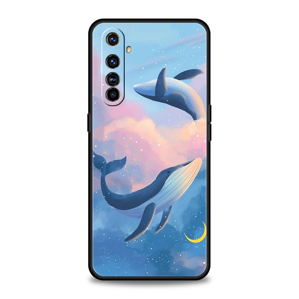 Funda de pareja emparejada de ballena delfín para Realme 13 12 11 10 9 8 5G 7 C25 C35 GT5 GT3 GT2 Pro Plus para Realme GT Neo 2 3 3T 5 - imagen 2