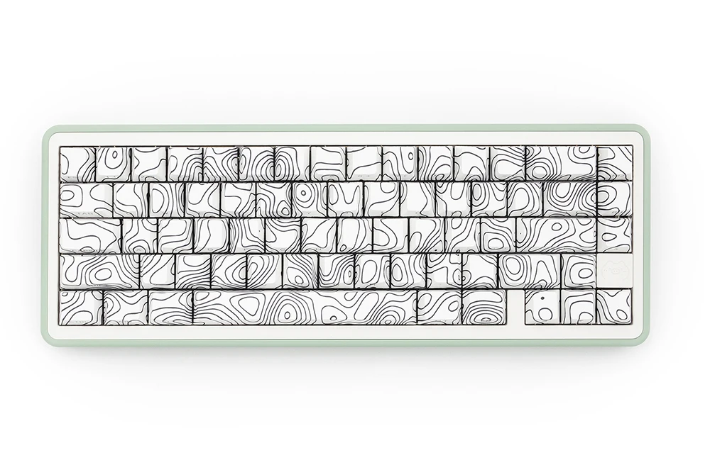 MMD-Juego de teclas de línea de contorno, teclas subcama, perfil de cereza, PBT para teclado 87 tkl 104 ansi xd64 bm60 xd68 xd84 BM65, iluminado lateral - imagen 5