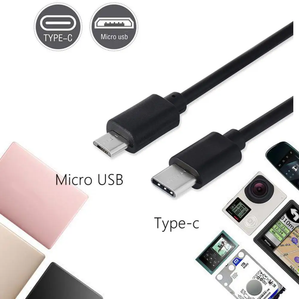 Cable de USB-C tipo C a Micro USB para Samsung, Cable Micro B USB tipo C macho a macho, datos de carga rápida de 30/100cm - imagen 5