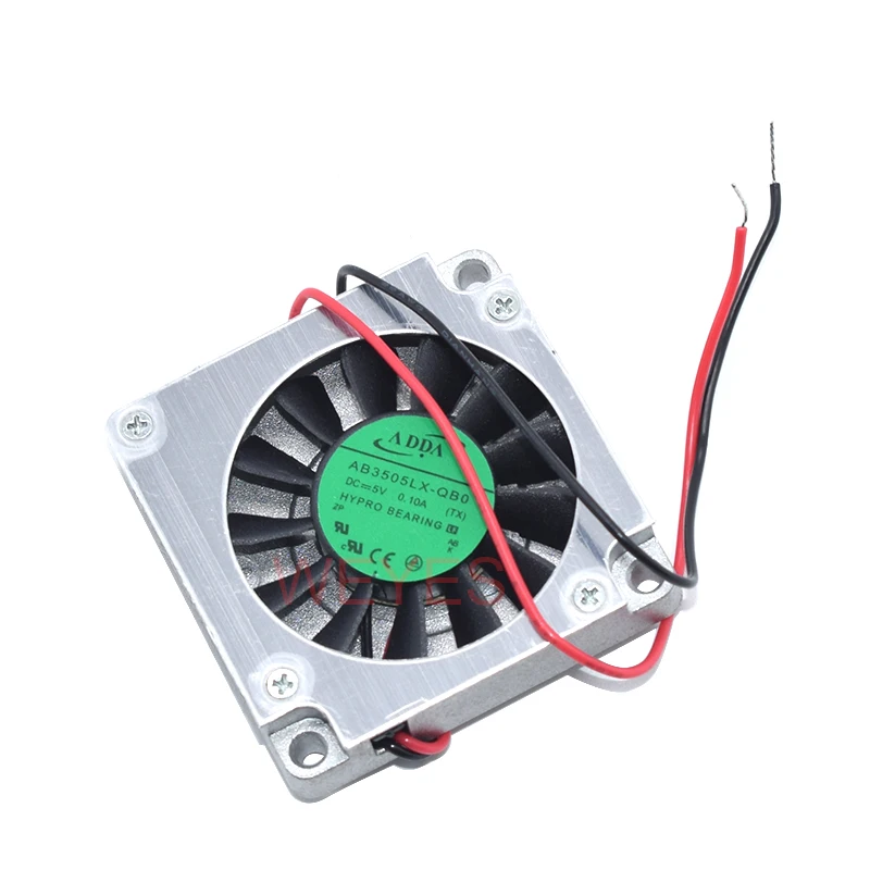 Nuevo para ADDA AB3512MX-QB0 AB3505LX-QB0 DC 5V 0.10A 35X35X07mm ventilador cuadrado de servidor de 2 pines - imagen 3