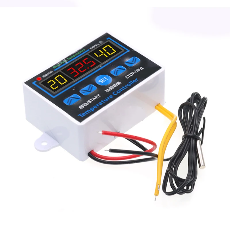 AC220V DC12V 10A Controlador de temperatura LED digital Sensor de interruptor de control del termostato - imagen 2