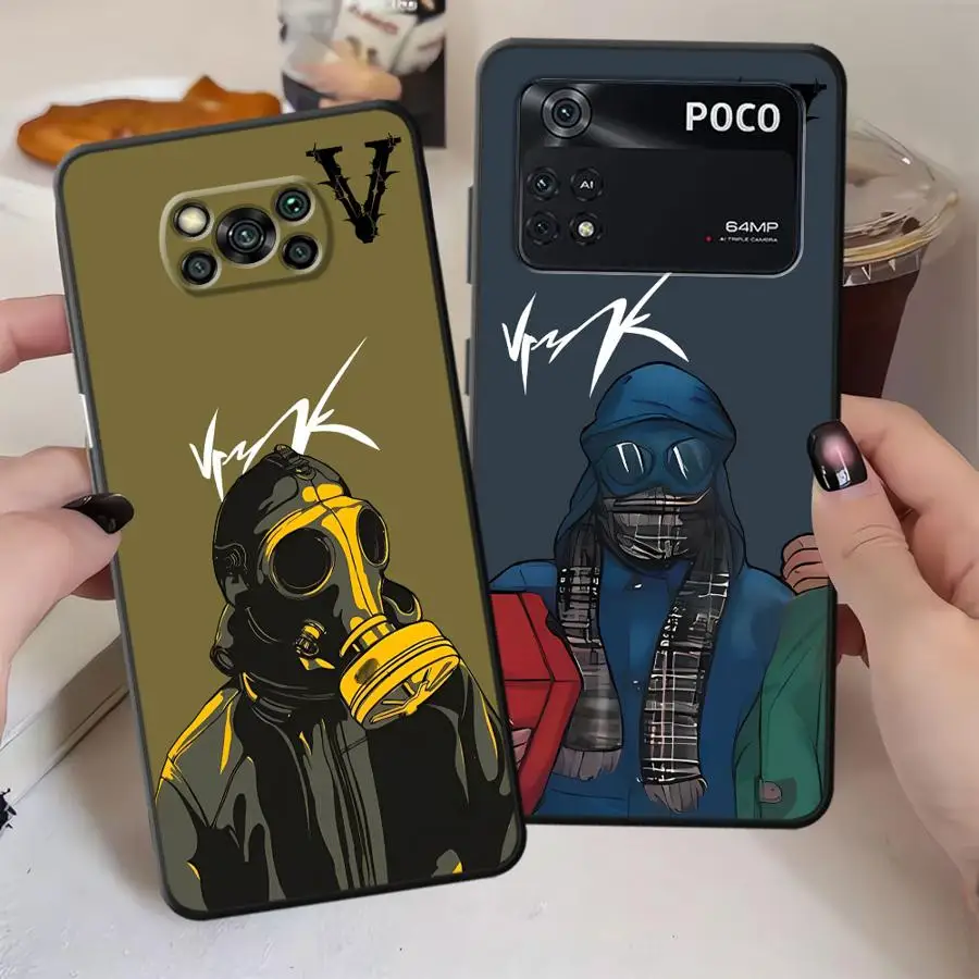 Funda para Xiaomi Poco C71 F3 C61 X3 X4 X5 X7 Pro M5 C50 C75 C40 M3 M4 M7 Pro F1 funda negra suave para teléfono Senior v-variarra - imagen 2