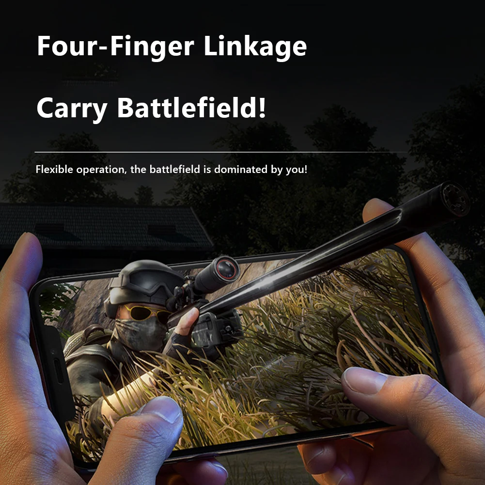 Controlador de juego Gamepad precisión objetivo de fuego teléfono móvil gatillo de juego Gamepad para PUBG AK05 botón de objetivo de fuego móvil - imagen 4