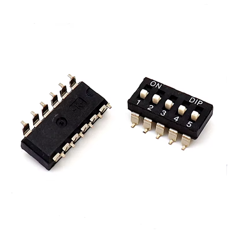 Interruptor DIP KM-01 SMD 2.54mm Chapado Oro – 2/3/4/5/6/8/10P - imagen 4