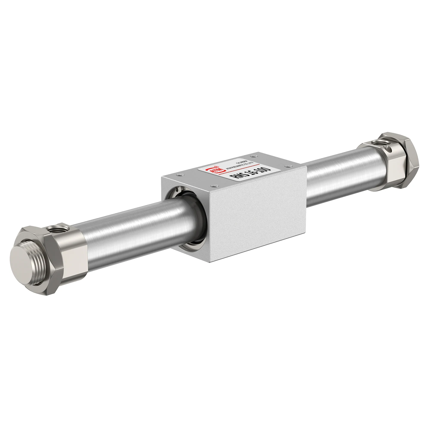 Cilindro neumático de aire magnético sin vástago, serie RMS, 25mm de diámetro, doble efecto, 100/200/300/400/500/600/700/800/1000mm de carrera - imagen 2